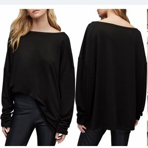All Saints Rita Boatneck Oversize Top